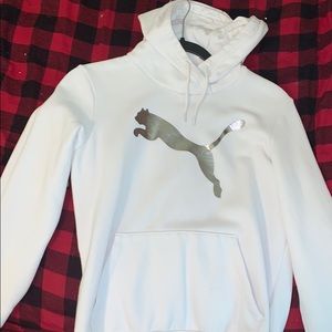 White puma hoodie